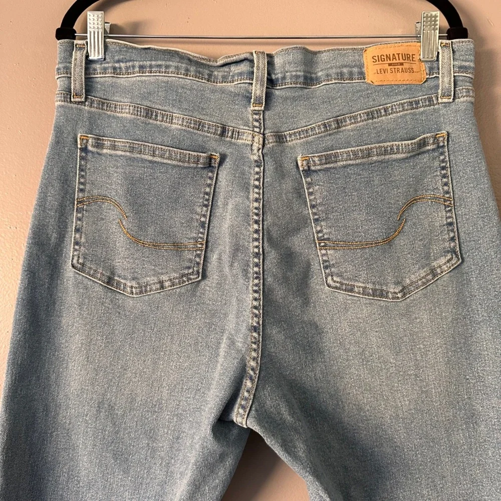 Levi Jeans Heritage High-Rise Straight Light‎ Wash Jeans